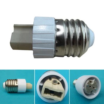 

1PC NEW fireproof material G9 socket adapter Lamp holder E27 TO G9 High quality adapter Conversion socket