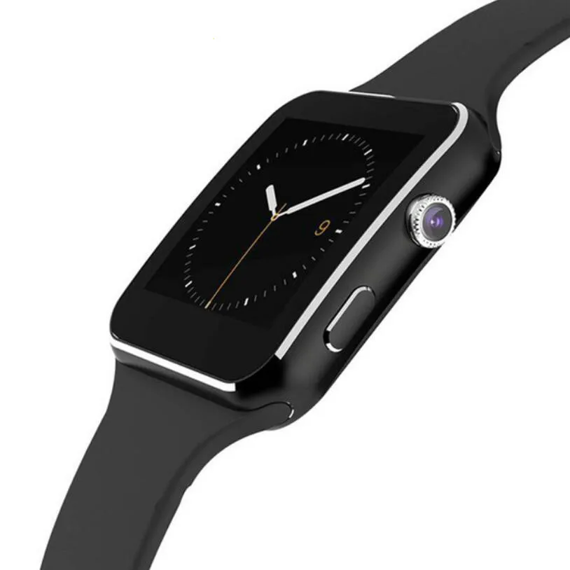 

New X6 Smart Watch with Camera Touch Screen Support SIM TF Card Bluetooth men Smartwatch for iPhone Xiaomi Android Phone