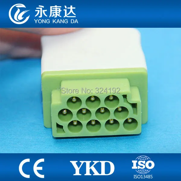 Цельный 3 свинцово ЭКГ/ЭКГ кабель с Leadwire IEC Snap для GE Marquette Dash 2500|ecg ecg|ecg ekg cablecable ecg |