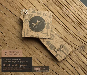 

Gratis verzending hang tag/kleding swing tag labels/kledingstuk tas gedrukt tags merk care labels logo DH50075