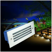 Светодиодный подземный свет лампы встраиваемые утопленный в пол лампа Водонепроницаемый IP65 уличные пейзажные лестничное освещение AC85-265V 1037