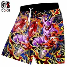 OGKB мужские брендовые шорты с забавным принтом Dragon Ball Z 3D пляжные шорты в повседневном стиле плавательные шорты мужские хип-хоп спортивные шорты 5XL