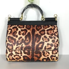 Sac Bandouliere Femme кожаная сумка с леопардовым принтом модные сумки для доктора Повседневная сумка роскошный дизайн Sac Femme Borse Donna