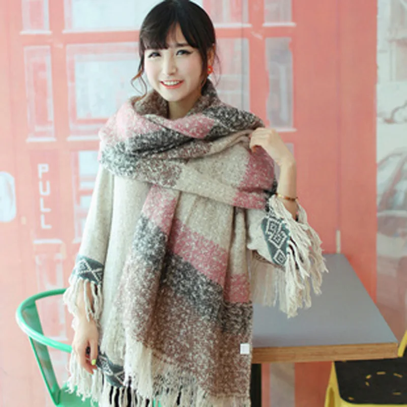 Wholesale High Quality New Fashion Winter Warm Thick Scarves Women