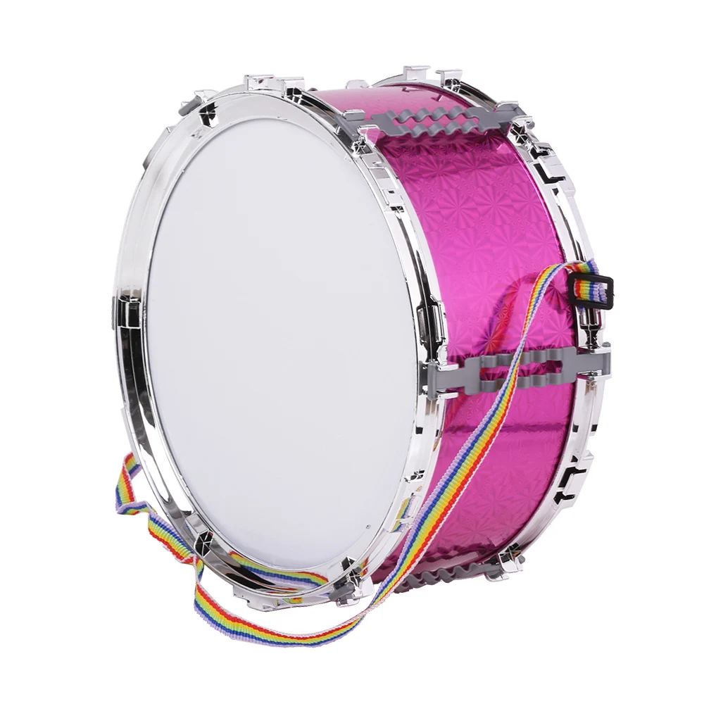 Красочный джазовый Snare барабан ударный инструмент с барабанными палками ремень музыкальная игрушка для детей