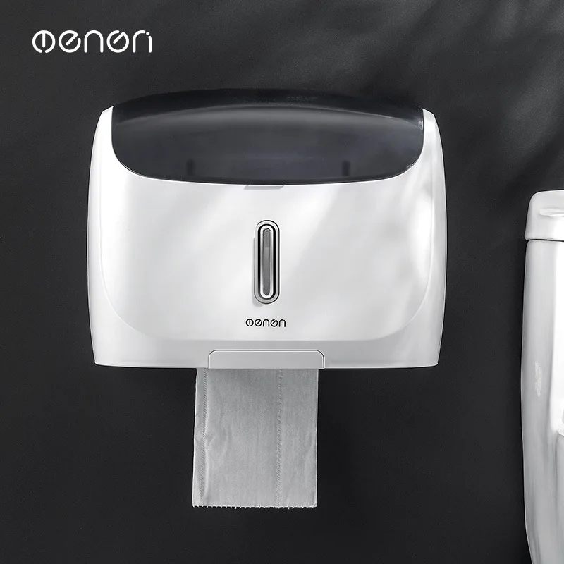 

Lengthened and enlarged hotel bathroom household paper towel box large household drawer box punching nail-free