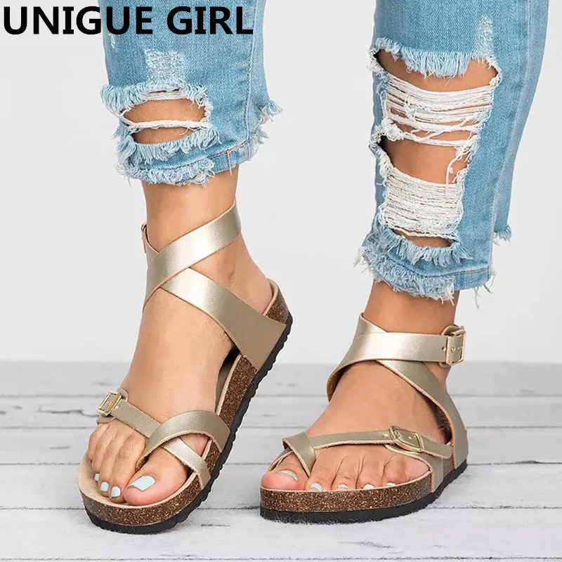 

Factory Direct Sandals Women 2019 Summer Shoes Women Flat Sandals For Beach Chaussures Femme Clog Plus Size 44 Casual Flip Flop