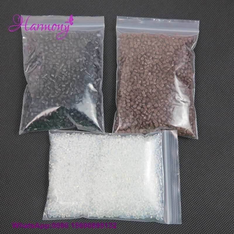 FREE SHIPPING 100g/bag Black Color 100% Italian Keratin Glue Bead/Granule/Grain For Hair Extension Tools