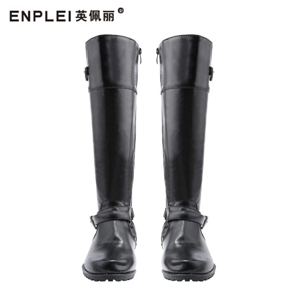 

ENPLEI Snow boot Winter men Chivalry boots Warm cold-proof boot Slip-Resistant cotton shoes size 35-42