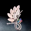 Baiduqiandu marque Styles assortis fleur plante forme opale broche broches mode bijoux accessoires Collections ► Photo 3/6