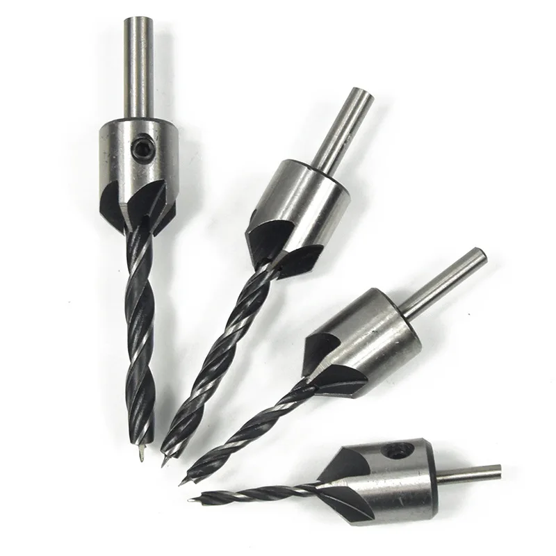 Buy 4pcs / lot High Speed Steel Drill Bit Set reamer