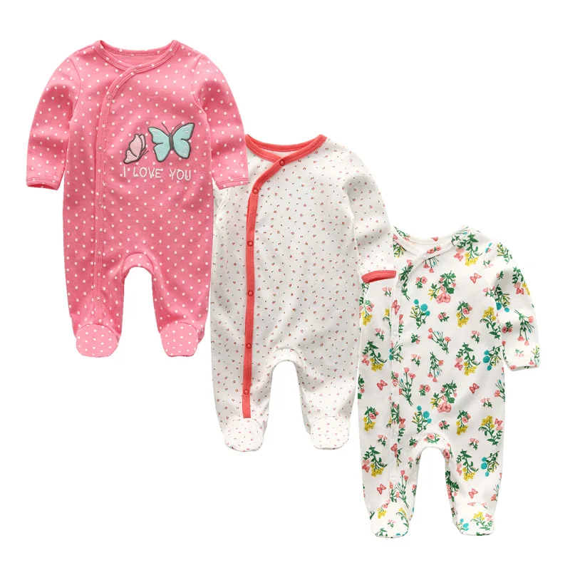 

Newborn Boy Girls Rompers Clothing Cotton Full Sleeve Infant Product Cartoon roupas de bebe Baby Jumpsuits