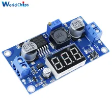 Cc 4 V-40 V a 1 V-37 V LM2596 convertidor de potencia ajustable voltímetro LED con pantalla de medidor de voltaje de alta calidad