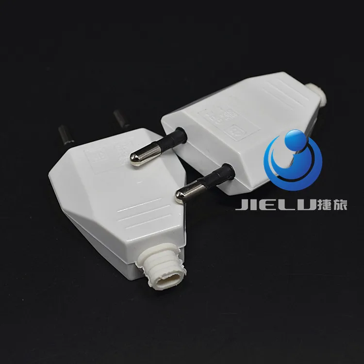 

European EU Rewireable Power Plug White Color,16A 250V,50 pcs