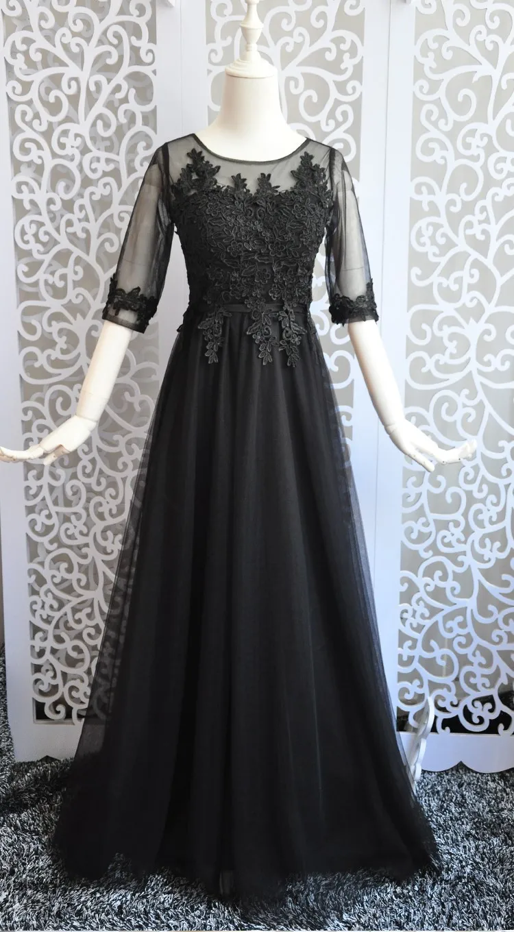 black long dresses for weddings