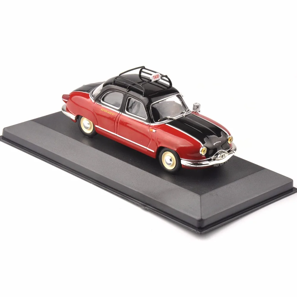 Дешевые Коллекционные детские игрушки 1:43 красный IXO Panhard Dyna Z Париж 1953 классический такси литой автомобиль модель подарок игрушки для детей подарок