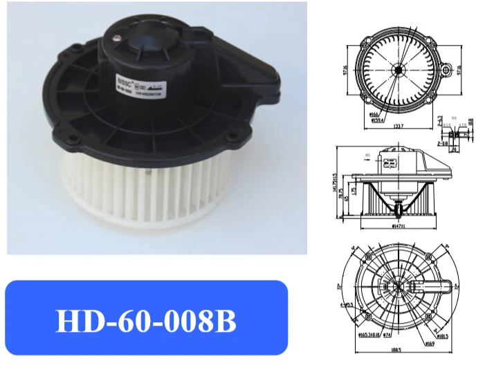 Automotive air conditioning blower motor / Electronic fan/motor / nis