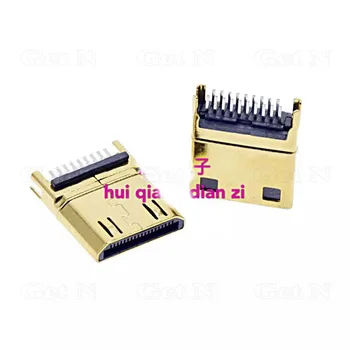 

20pcs Mini HDMI Plug Type C HMDI Male Connector Splint 19-pin