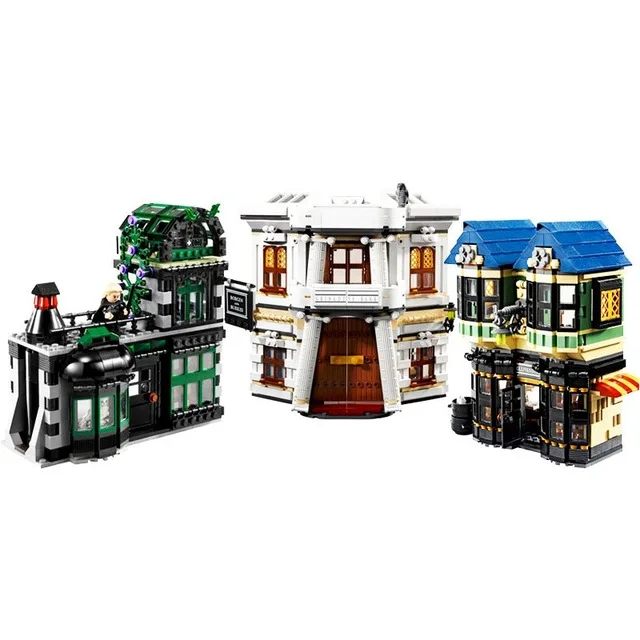 

LEPIN 16012 2025Pcs The Magic Word Diagon Alley Model Educational Building Blocks Bricks Compatible Children Toys Gift
