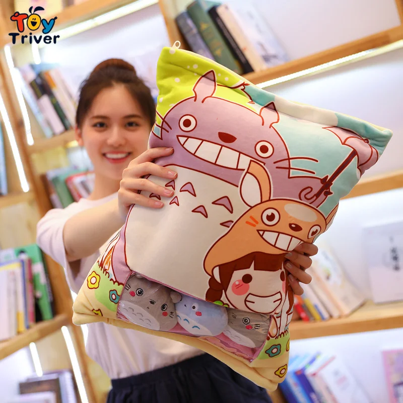 Totoro плюшевые игрушки тривер японская анимация Хаяо Миядзаки Мягкая кукла