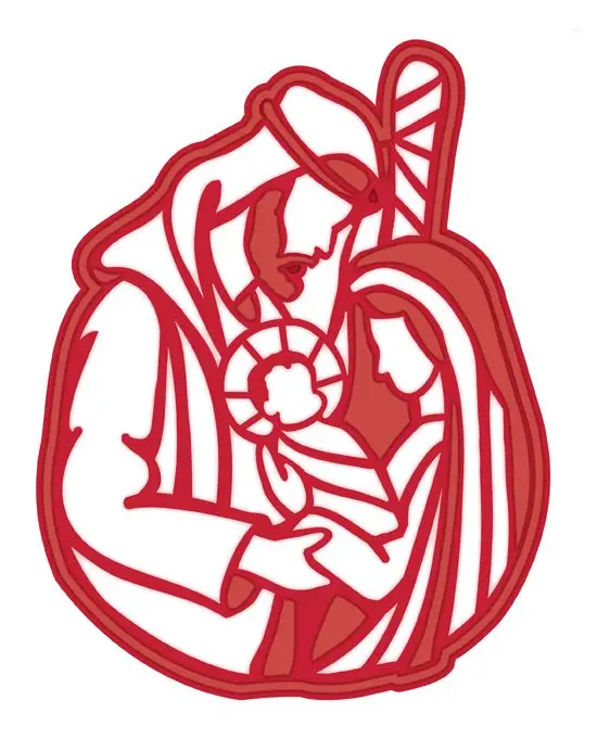 

HOLY FAMILY NATIVITY metal cutting Dies Scrapbooking paper Craft Die Cut Embossing card make Stencil holiday Christmas die