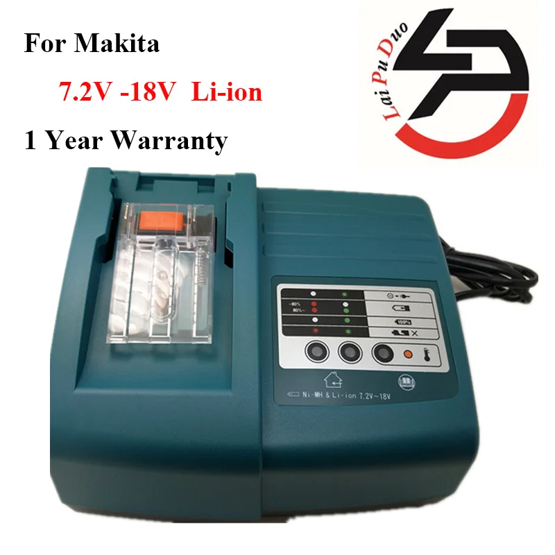 Replacement Power tool battery charger 14.4V 18V for Makita BL1830