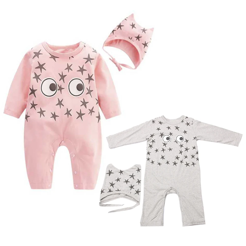 

Baby Rompers Baby Clothing Set Fashion Summer Cotton Infant Jumpsuit Long Sleeve Girl Boys Rompers FCI#