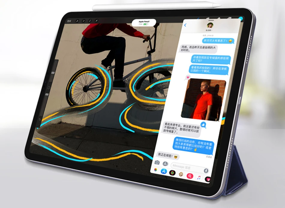Magnetic Tablets Case For iPad Pro 12.9 2018 Cases Multifolded Magnets Protective Cover Smart Case For iPad Pro iPad 2018 Case-10