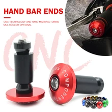 

New Arrival 7/8''Universal Motorcycle Handle Bar Ends CNC Handlebar Grips Bar Ends Caps for Honda Yamaha Kawasaki z750 dirt bike