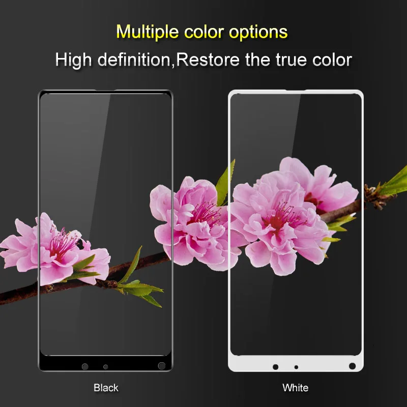 Полноэкранное стекло для Xiaomi Mi MIX 2 Mix2 закаленное 2S полноэкранная защитная пленка