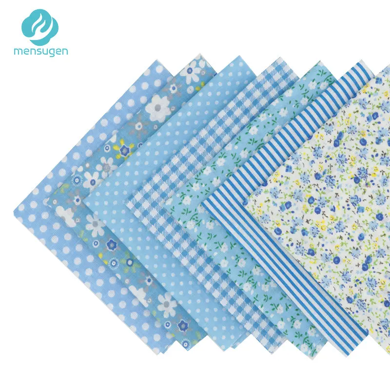 7 pcs/lot 25cm*25cm or 50cm*50cm Printed Cotton Fabric for Patchwork Quliting Scrapbook Material Sewing Telas Tilda Doll Cloth