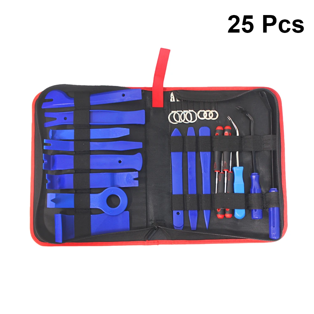 25pcs Plastic Professional Car Interior Vehicular Audio System Disassembling Tool Car Styling
