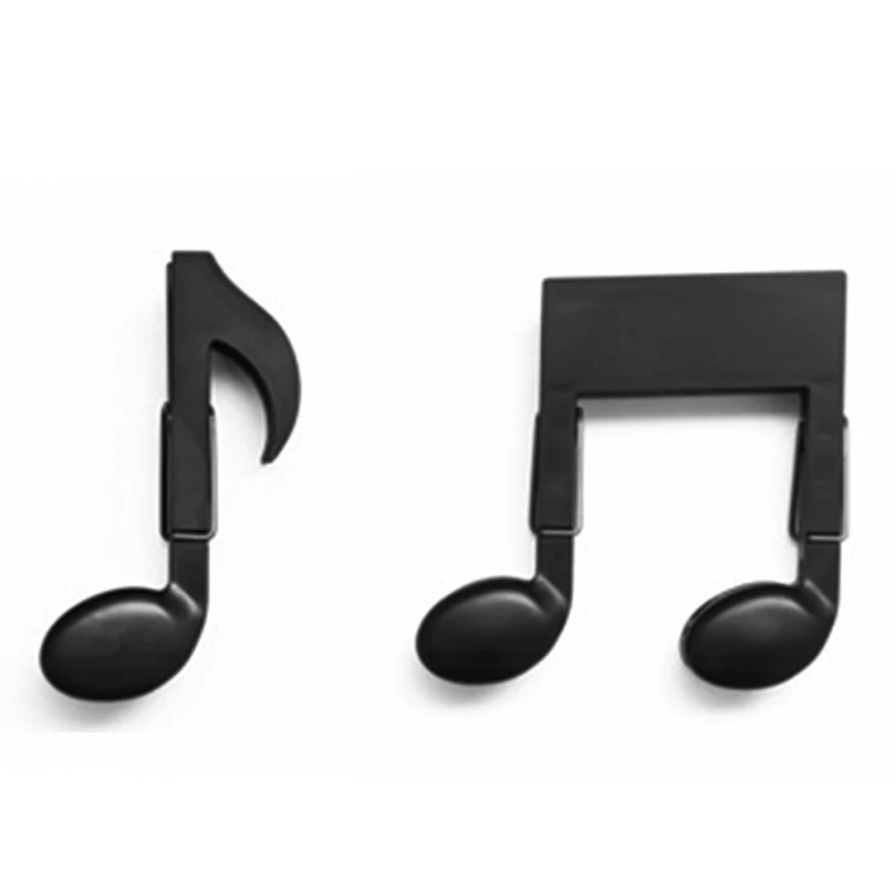 Black Food Sealing Clip Creative Note Shape Clothing Clip Laundry Hangers EGN281 - Цвет: Black