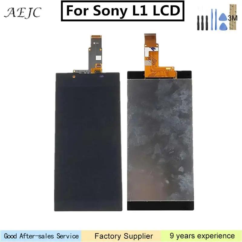 

For Sony Xperia L1 G3312 G3311 LCD Display Touch Screen Digitizer Assembly 100% No Spots No Dead Pixel 5.5 inch LCD