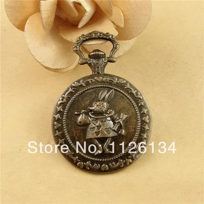 A3202 Wholesale Inner 34 MM Antique Bronze Pocket Watch Alloy Tray DIY Jewelry findings | Украшения и аксессуары