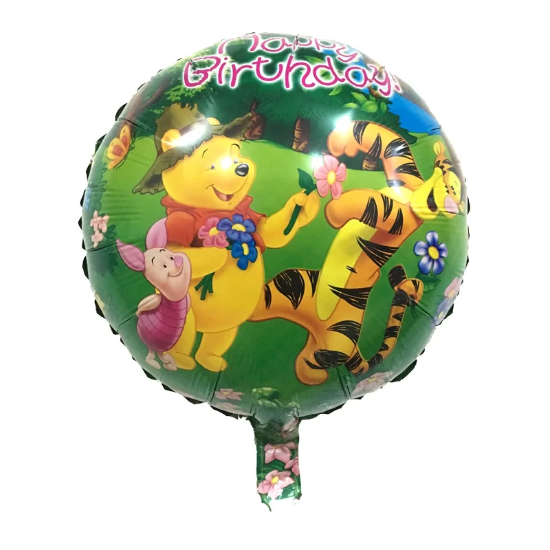 1 шт. 3D фольгированный шарик, мультфильмы декорации с днем рождения шарики для свадебного украшения, игрушки для детей - Цвет: G