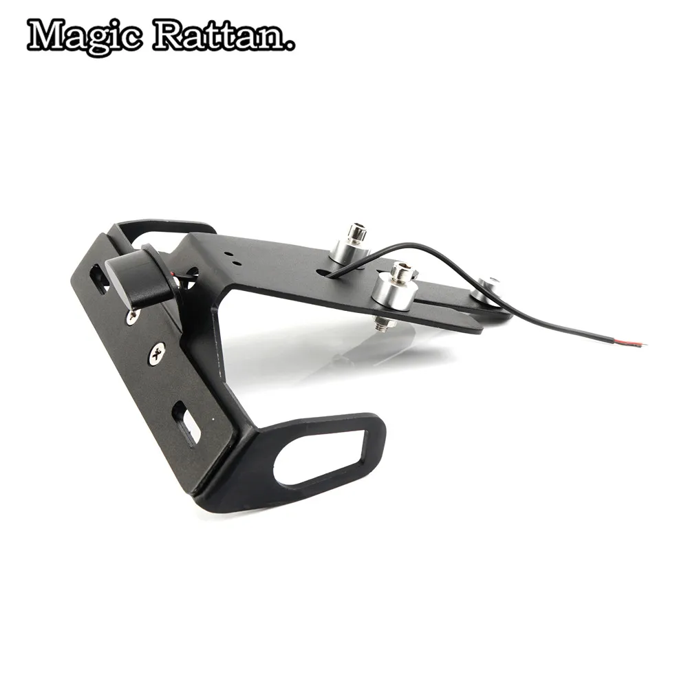 

For Kawasaki ER6N ER6F ER-6N ER-6F 2013-2017 Motorcycle License Plate Holder License Bracket Tail Tidy Fender Eliminator Black