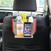 Универсальный автомобильный на заднем сиденье ящик для хранения держатель Организатор автомобиль для мусора закуски бутылок ящик для хранения для Mercedes Benz Bin пыли чехол