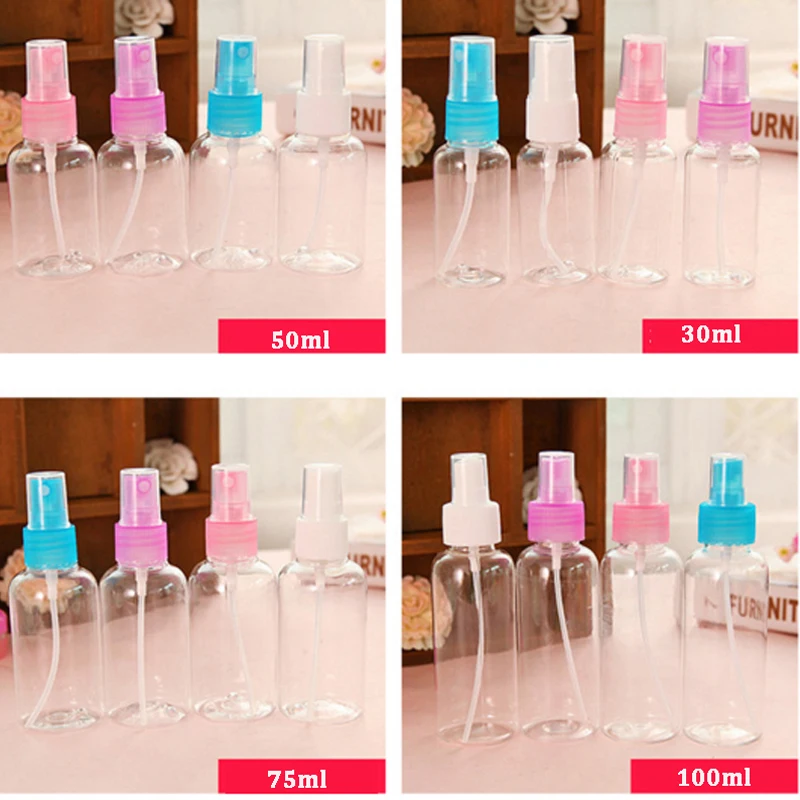 

5Pcs/lot Mini Plastic Portable Perfume Spray Bottle Empty Perfume Bottles Refillable Mist Pump Perfume Atomizer Travel