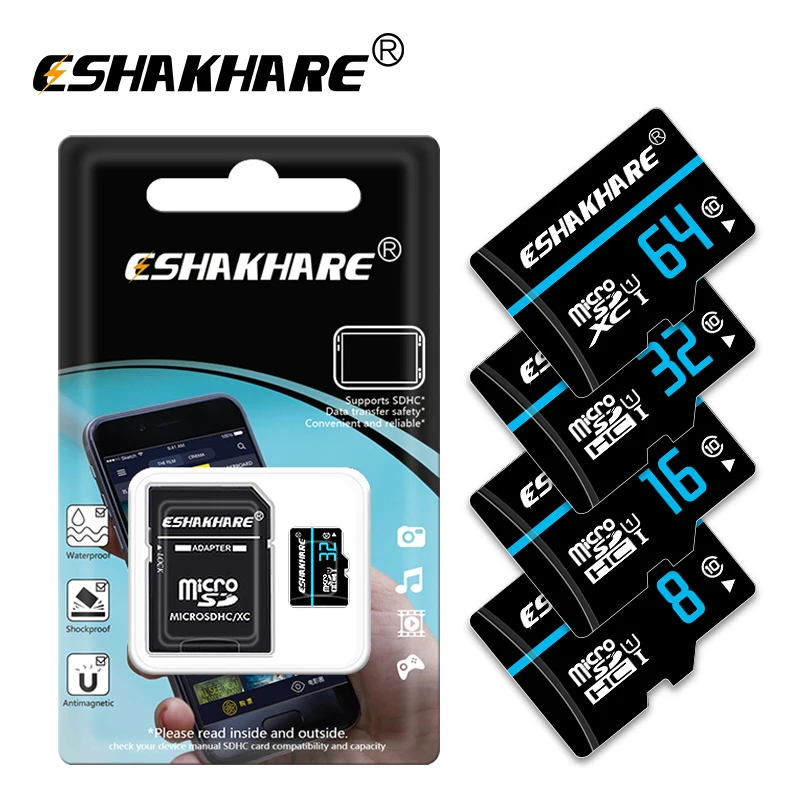 Tarjeta micro sd 8 ГБ 16 ГБ 32 ГБ 64 ГБ карт памяти sd карты 128 ГБ Microsd картао де memoria 4 ГБ micro sd карты флэш-карты + адаптер