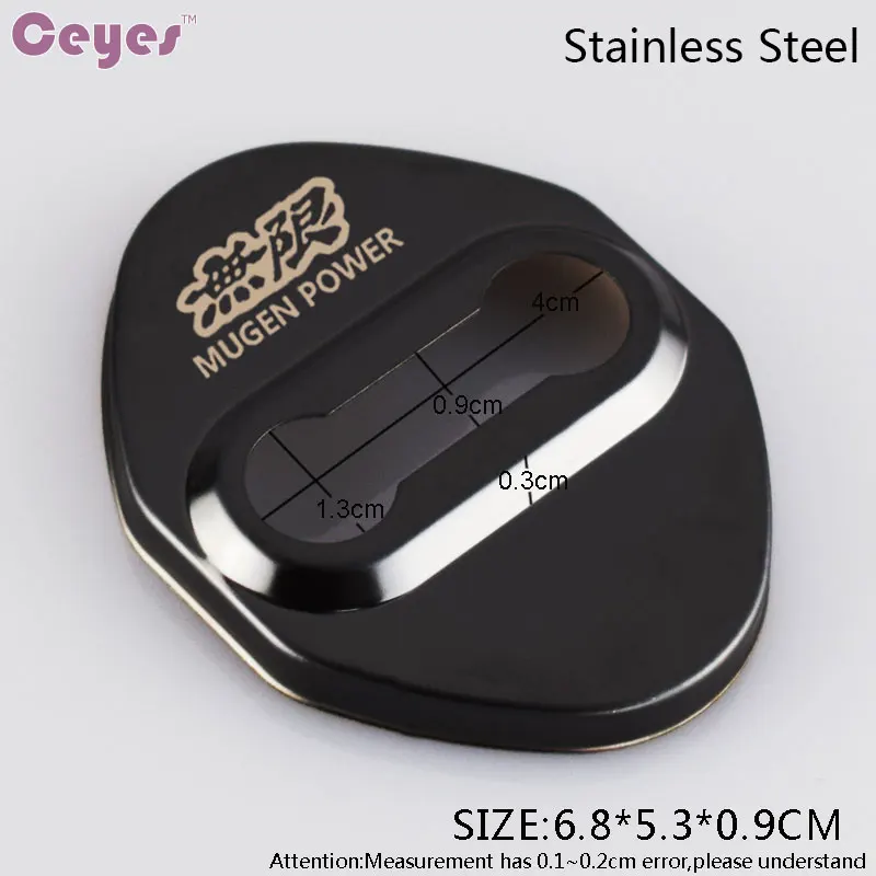 Ceyes السيارات شعارات السيارات التصميم القضية لهوندا موغن السلطة المدنية اتفاق crv الهريفي الجاز لتويوتا باب السيارة قفل غطاء سيارة التصميم