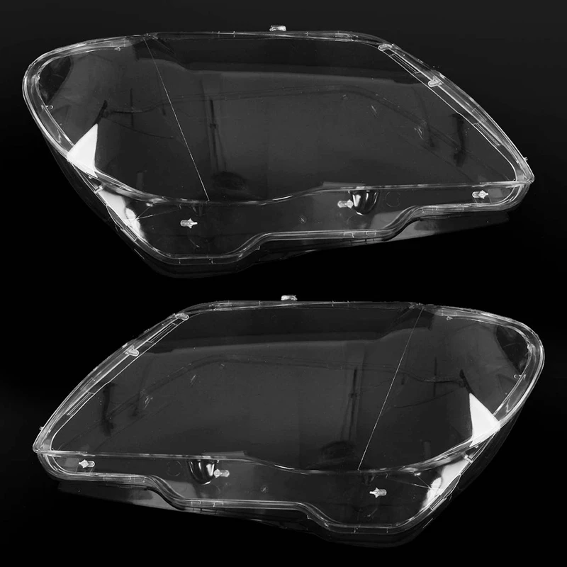 2 шт., автомобильная прозрачная оболочка объектива, крышка для замены головного света, крышка лампы для Bmw 7 E65 E66 2005-2008