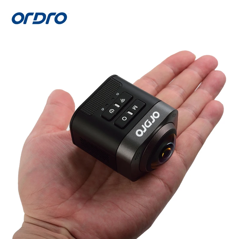 Ordro бренд 360 градусов Full View мини видеокамера D5 1080p FHD Портативная Цифровая WIFI