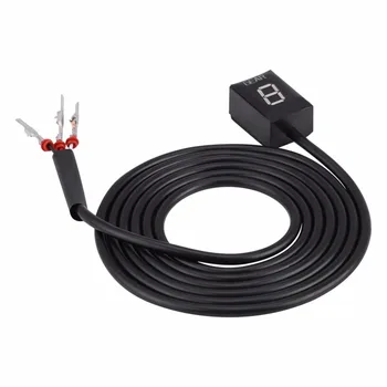 

Motorcycle 1-6 Speed Gear Display Indicator ECU Plug for Suzuki Intruder 800 V-Strom GSXR 600 SV650 750 SV 650 Red LED