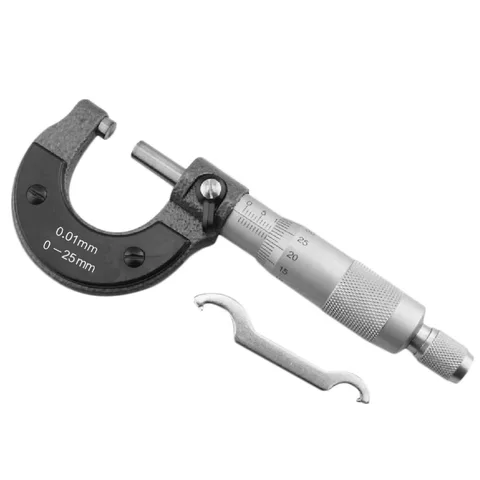 Fora da Ferramenta Métrica do Micrômetro com Metal para a Ferramenta do Caliper do Mecanist Melhor Novo Calibre 0-25mm 0.01mm