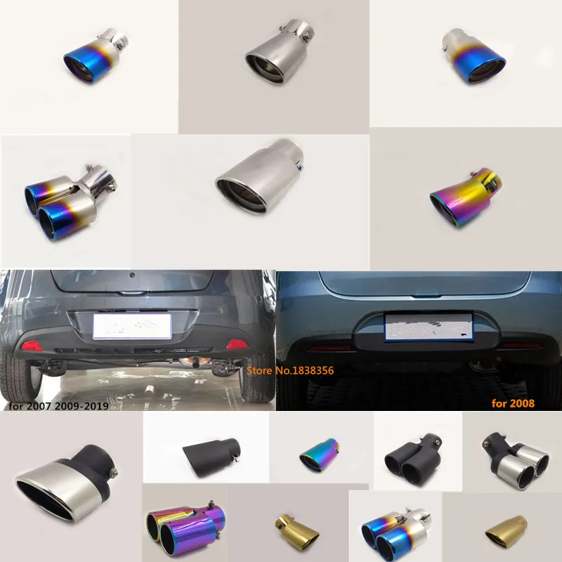 Наконечник глушителя для Mazda 2 Demio 2007 2008 2009 2010 2011 2012 2013 2014 1 шт.|Наклейки на