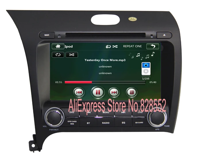 Бесплатная доставка автомобильный Dvd Gps для Kia Cerato/K3 2013 Built in GPS навигация Bluetooth