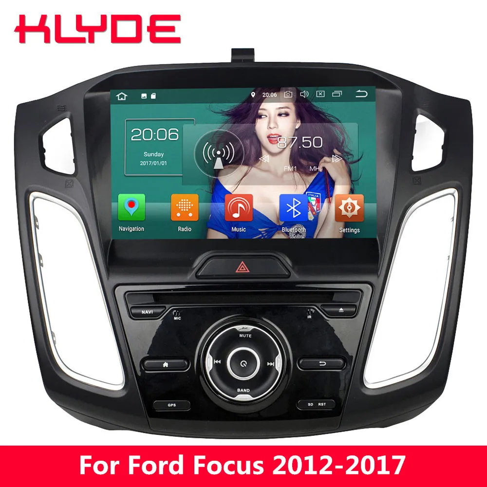 

KLYDE 9" IPS Octa Core 4G WIFI Android 8 4GB RAM 32GB ROM Car DVD Multimedia Player For Ford Focus 2012 2013 2014 2015 2016 2017