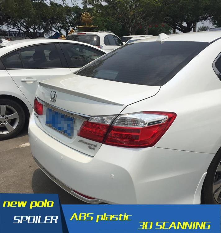 

For Honda Accord Spoiler High Quality ABS Material Car Rear Wing Primer Color Rear Spoiler For Honda Accord Spoiler 2014-2015