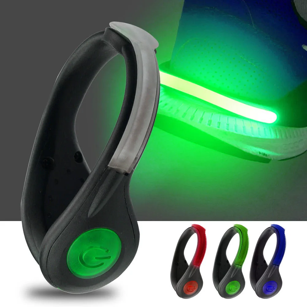 

Sports Running Safety USB LED Shoes Clip Luminous Light Reflective No-slip Clips BHD2